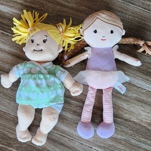 Manhattan Toy Baby & Linzy Plush Rag Doll Set - Soft Kids Toys